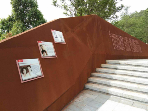 商河耐候钢挡土墙